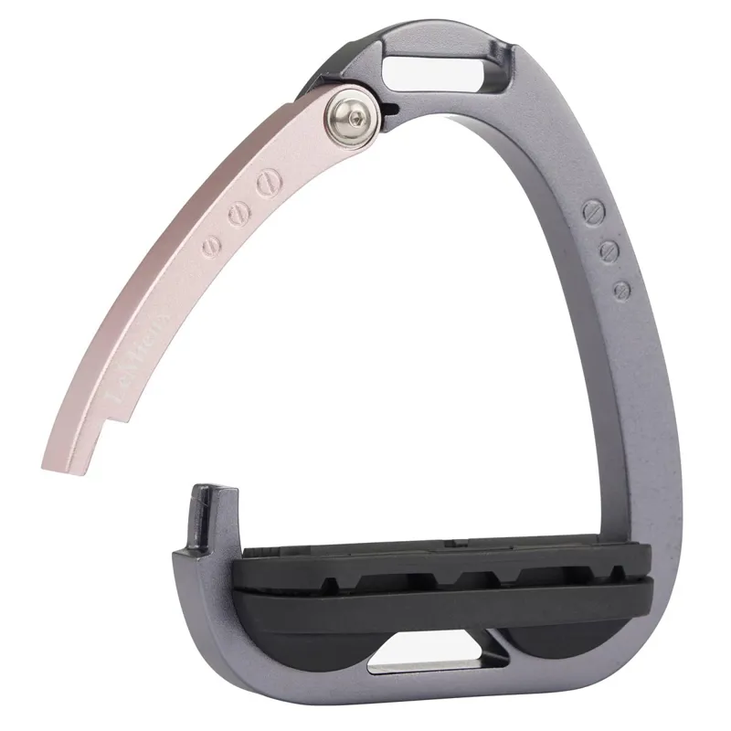 LeMieux Junior Vector Balance Inclined Stirrups - Rose Gold-4