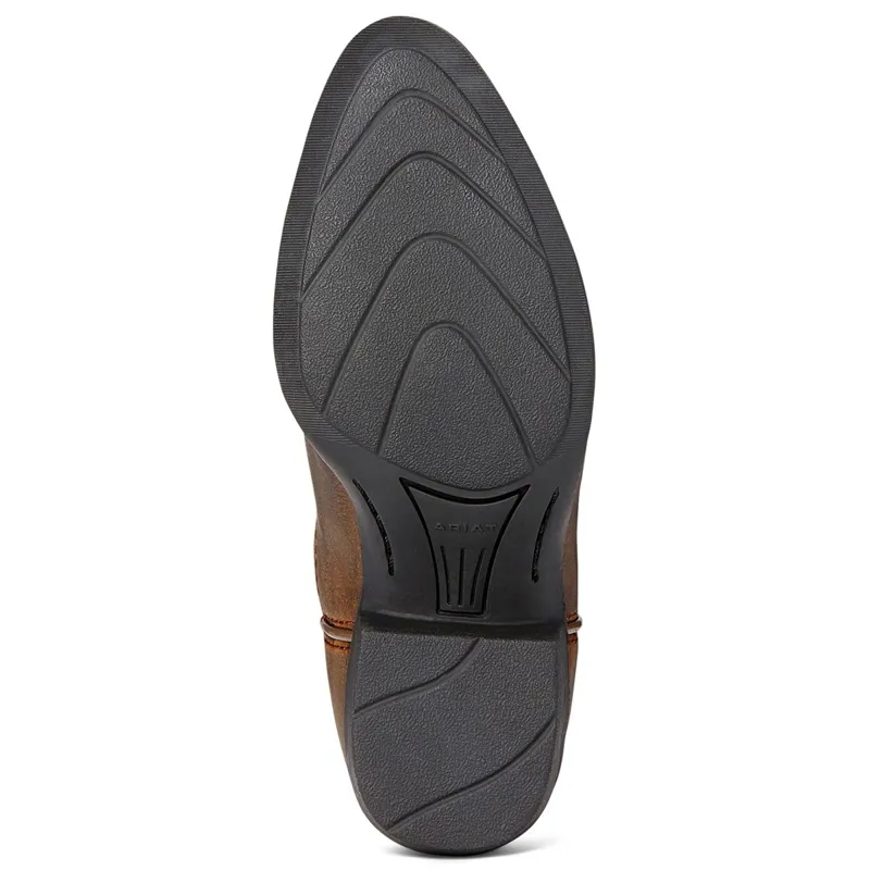 Ariat Heritage R Toe Junior Western Boots - Distressed Brown-3