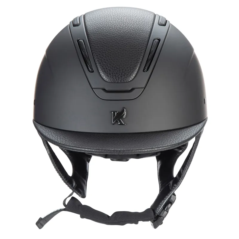Karben Amity LTHR Riding Helmet - Black-1