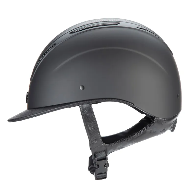 Karben Amity LTHR Riding Helmet - Black-3