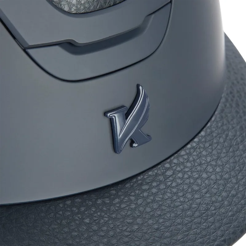 Karben Amity LTHR Riding Helmet - Navy-9