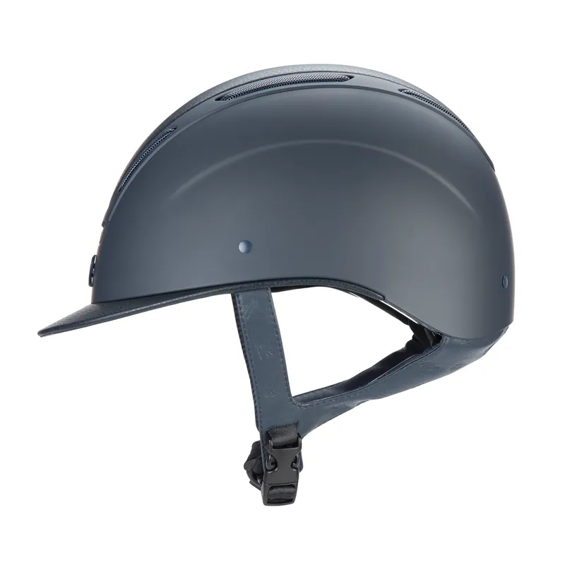 Karben Amity LTHR Riding Helmet - Navy-3