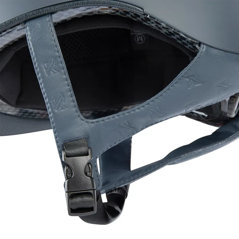 Karben Amity LTHR Riding Helmet - Navy-6