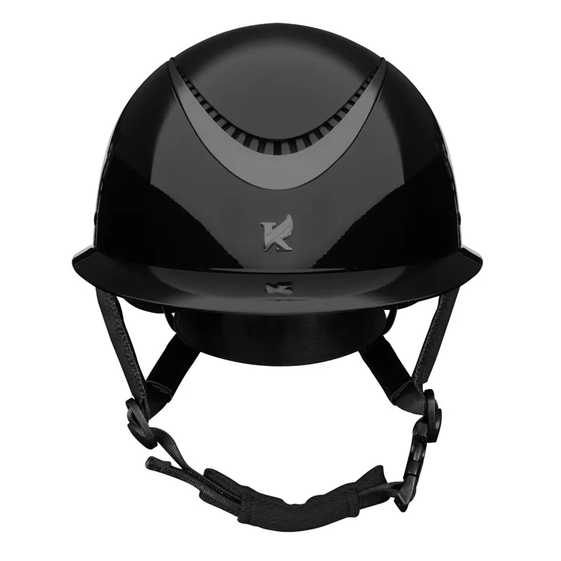 Karben Alina Ellipse Riding Helmet - Black/Gunmetal-2