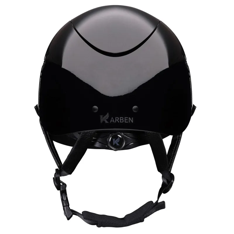 Karben Alina Ellipse Riding Helmet - Black/Gunmetal-3