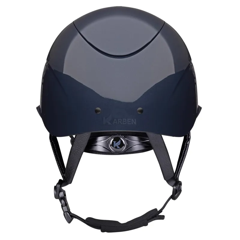 Karben Alina Ellipse Riding Helmet - Navy/Rose Gold-3