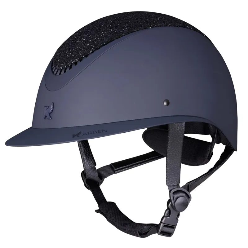 Karben Lia Ellipse Riding Helmet - Navy-2