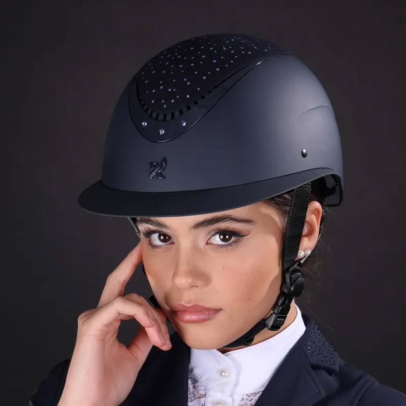 Karben Viola Ellipse Riding Helmet - Navy-5