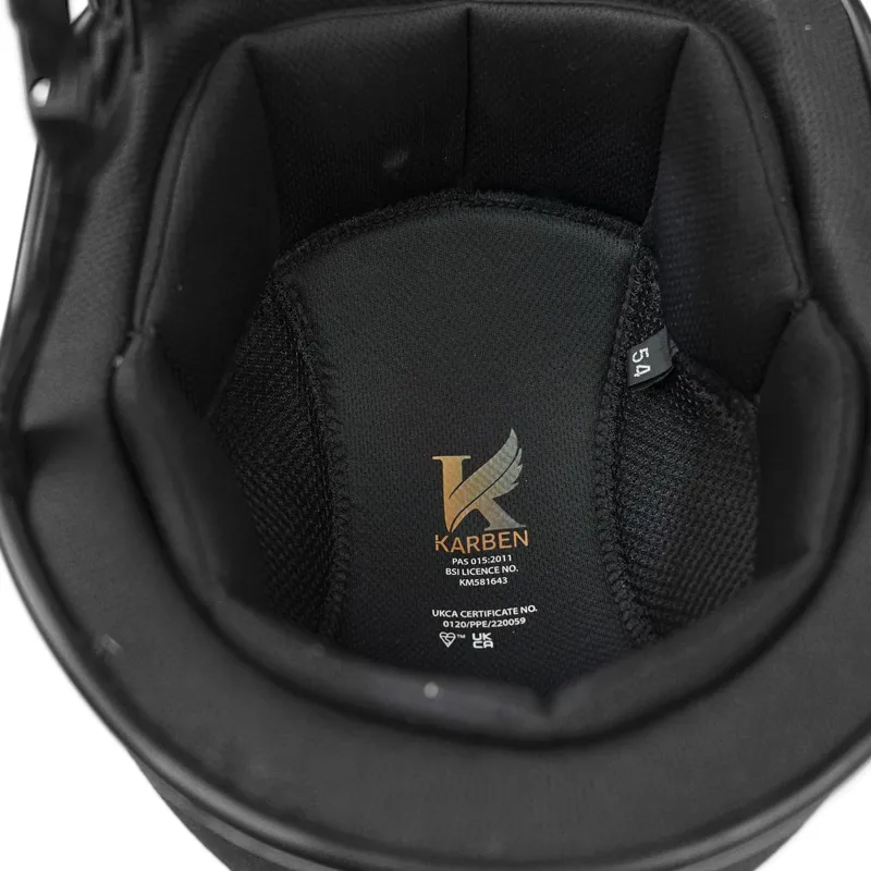 Karben Junior Skull Riding Helmet - Black-1