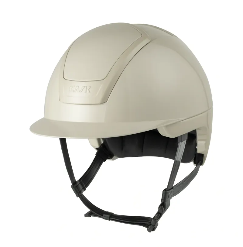 KASK Nemesi Shine Riding Helmet - Silk Beige