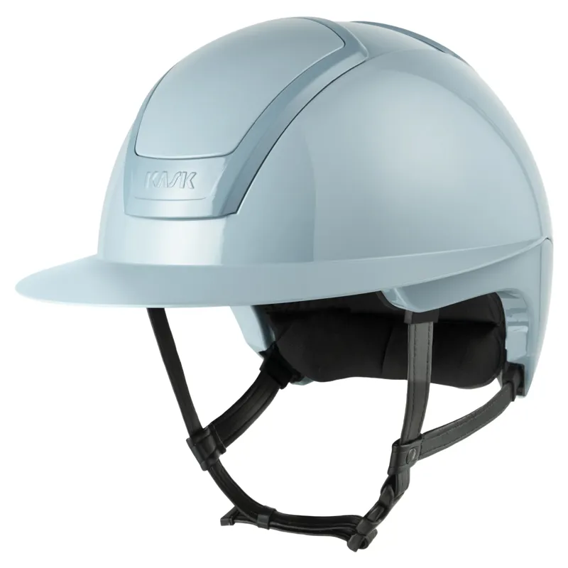 KASK Nemesi Wide Peak Shine Helmet - Soft Blue Pre-Order