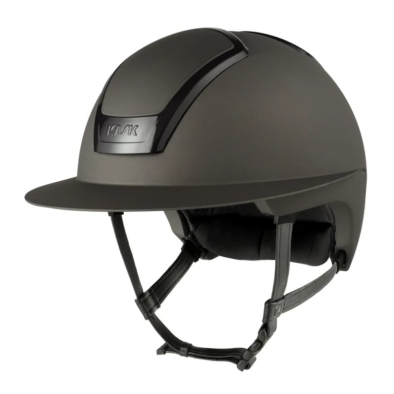 KASK Nemesi Wide Peak Metal Riding Helmet - Ash Brown