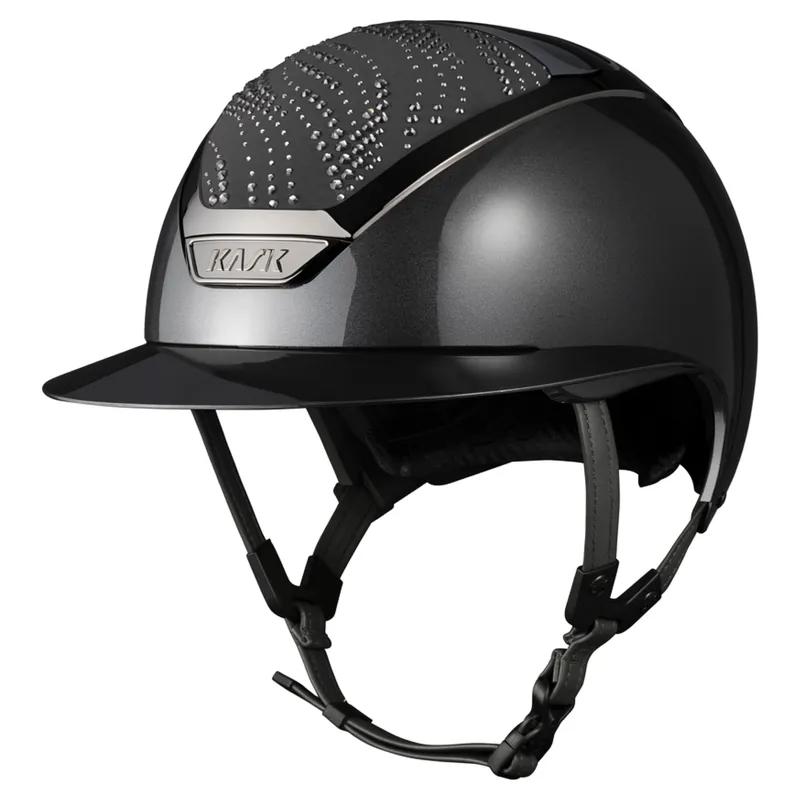 KASK Star Lady Pure Shine Flow Riding Helmet - Anthracite/Graphite Mix