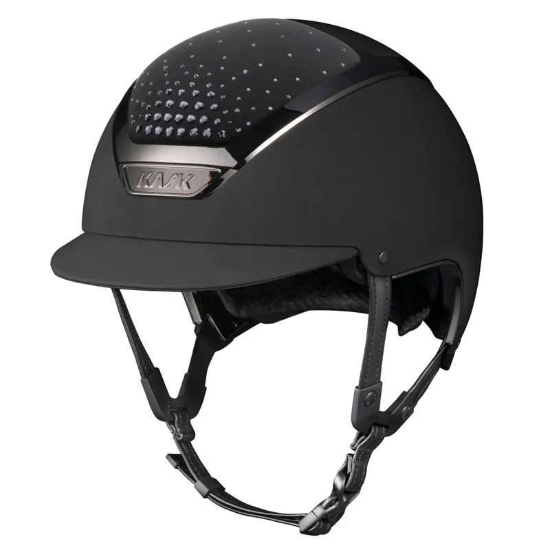 KASK Dogma Chrome Passage Riding Helmet - Black/Black/Black Graphite