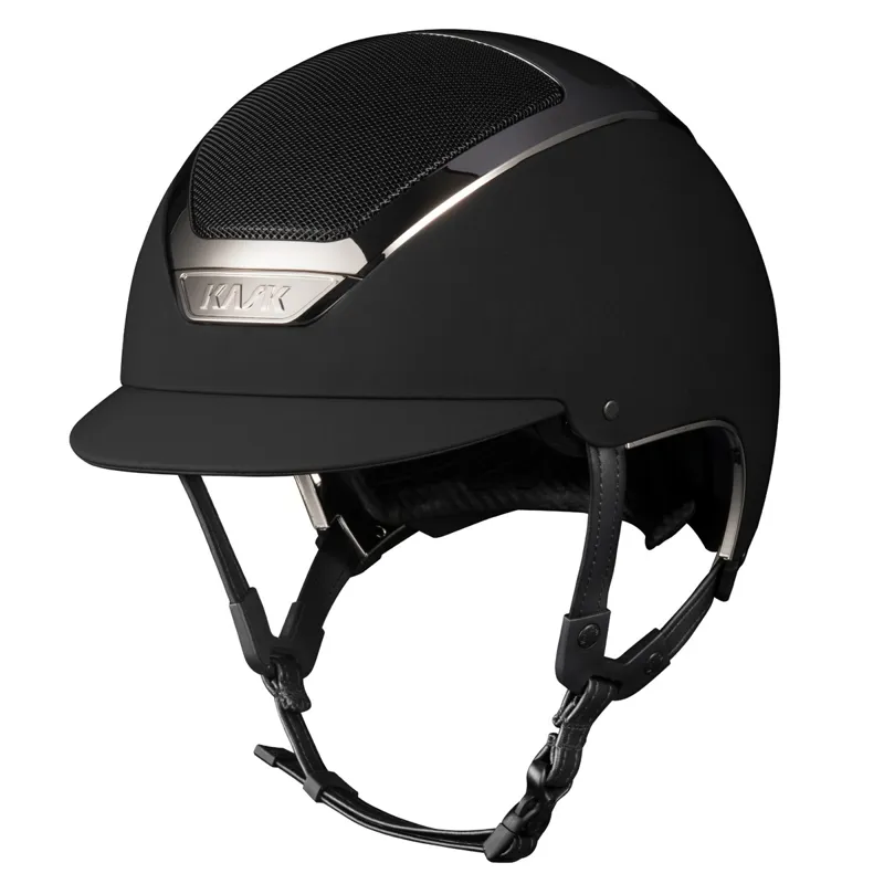 KASK Dogma Chrome Riding Helmet - Black/Silver
