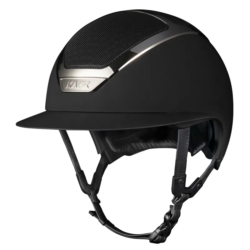 KASK Star Lady Chrome Riding Helmet - Black/Silver