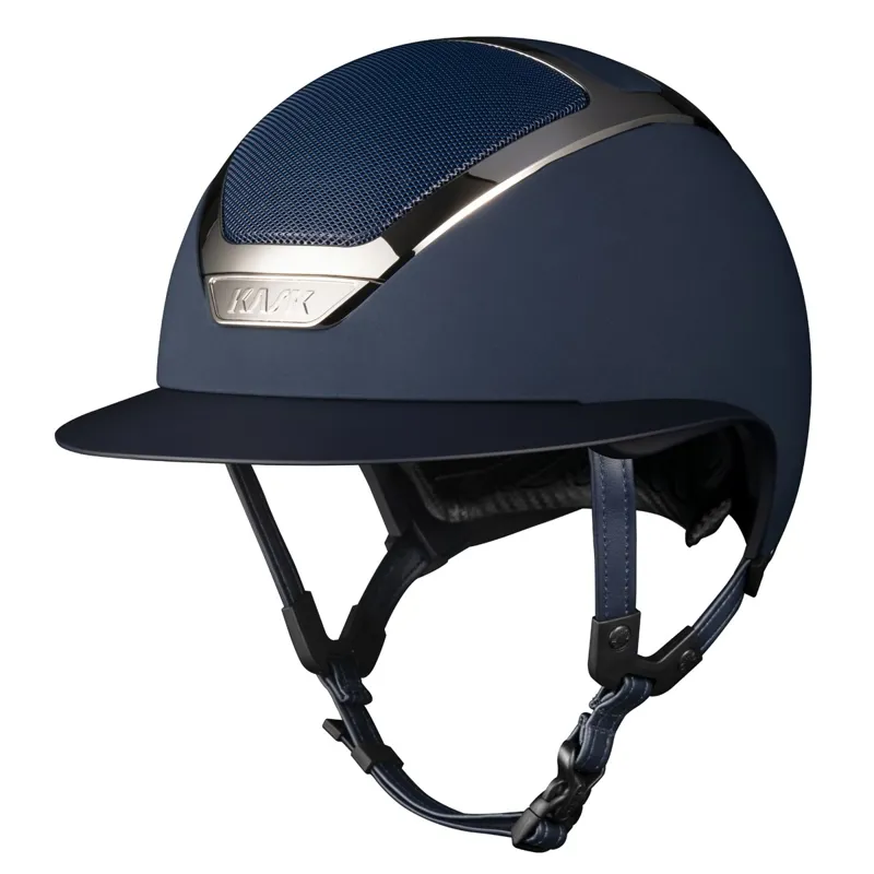KASK Star Lady Chrome Riding Helmet - Navy/Silver