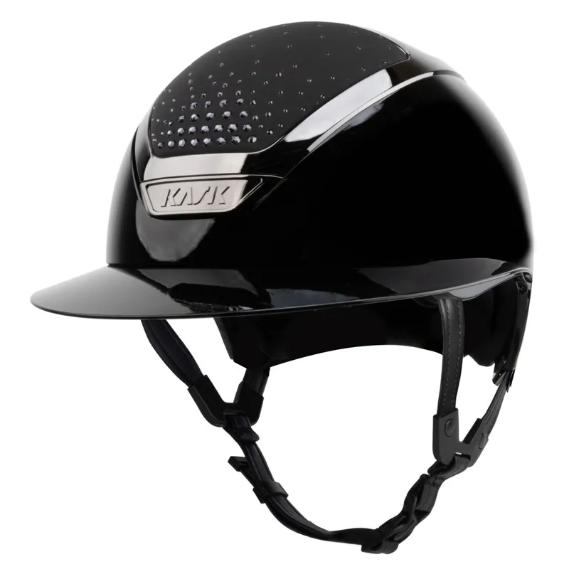 KASK Star Lady Pure Shine Passage Riding Helmet - Black/Black/Graphite