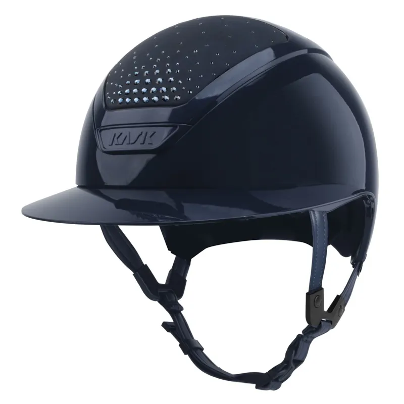 KASK Star Lady Pure Shine Passage Riding Helmet - Navy/Navy/Montana