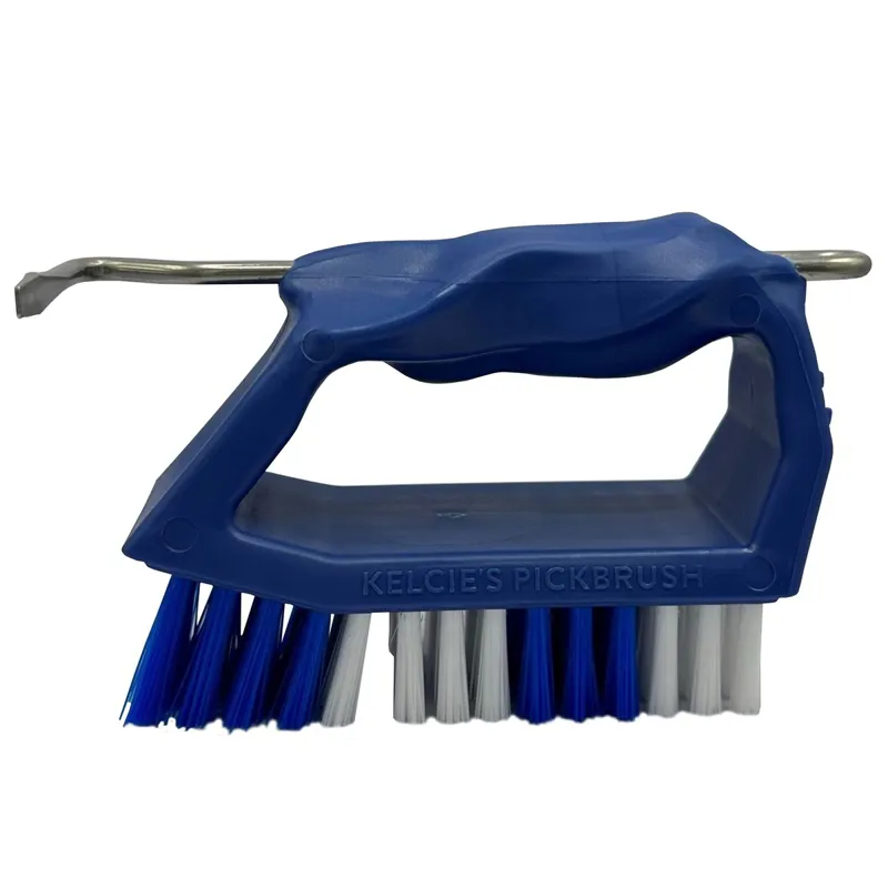 Kelcie's Hoof Pick and Brush - Blue