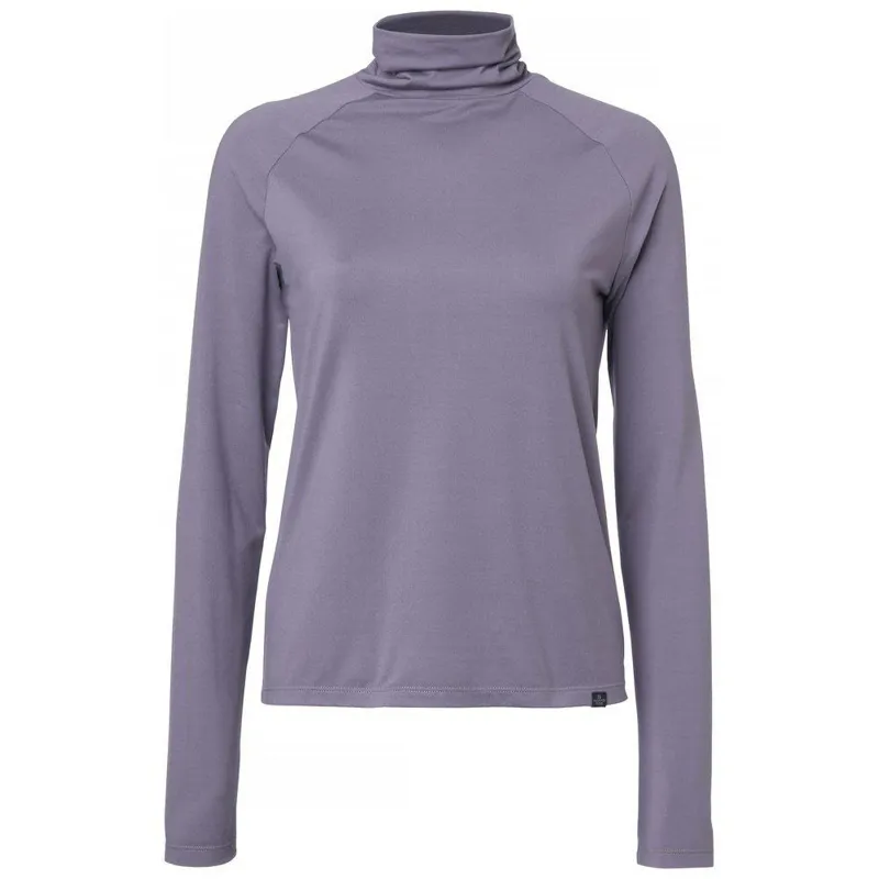 Mountain Horse Kelly Womens Turtleneck Top - Deep Purple
