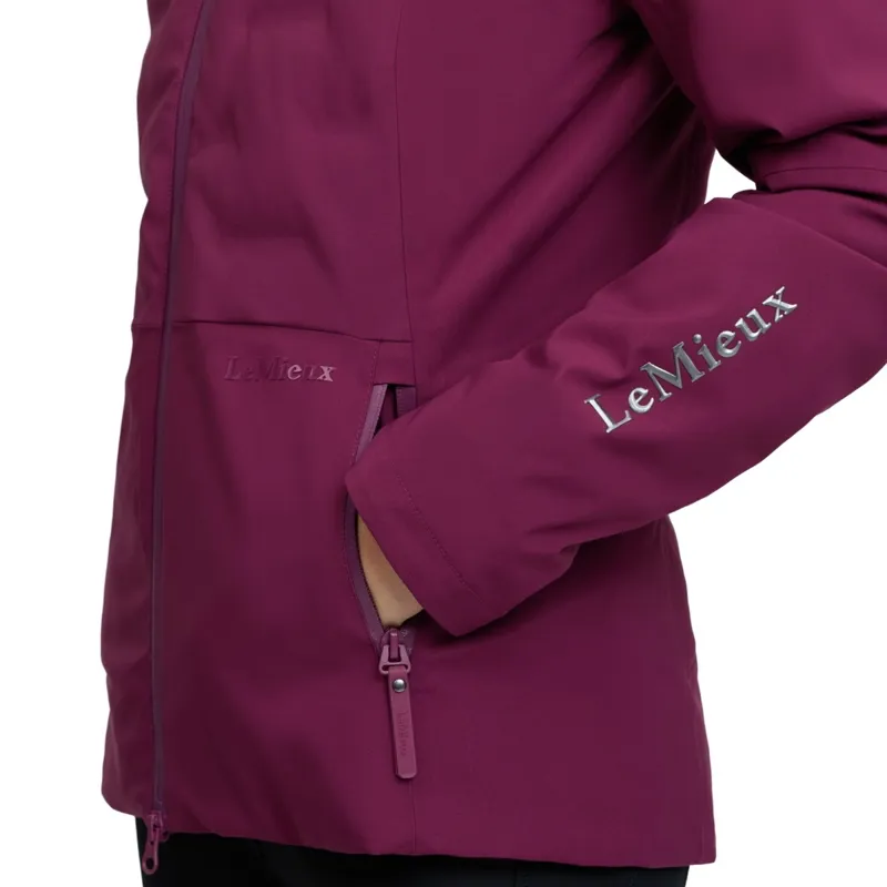 LeMieux Brooke Hybrid 3-in-1 Women Waterproof Jacket - Blackberry-10