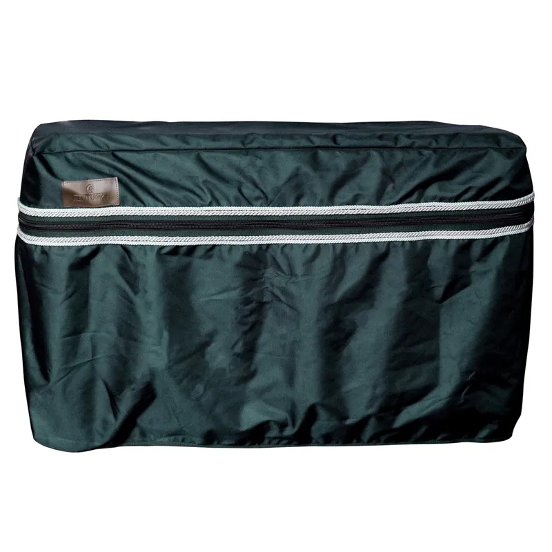Kentucky Classic 233L Tack Trunk Cover - Dark Green/Gold/Cream