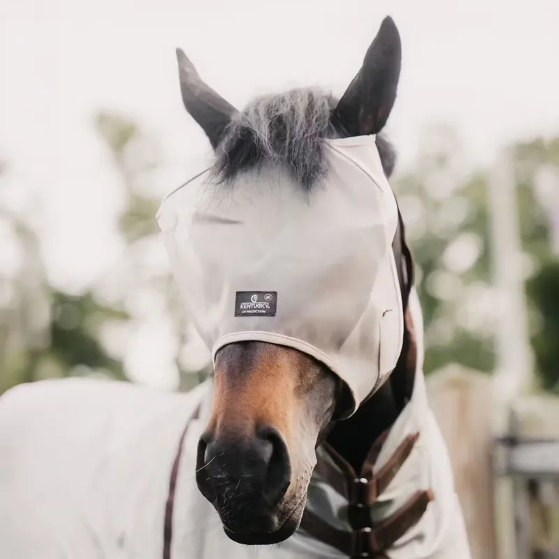 Kentucky Classic Fly Mask - Beige