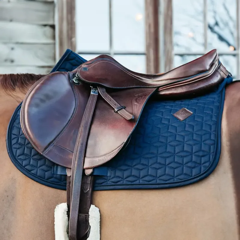 Kentucky Classic Jumping Saddle Pad - Navy-1