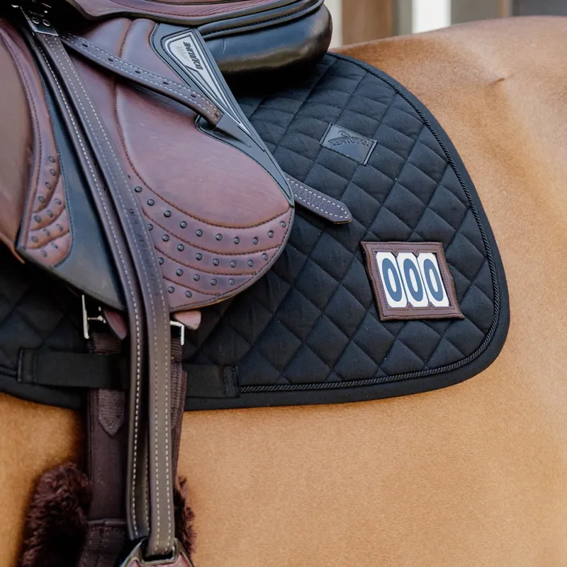Kentucky Diamond Competition Jump Number Saddle Pad - Black-2