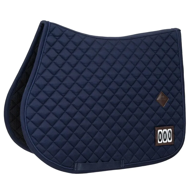 Kentucky Diamond Competition Jump Number Saddle Pad - Navy