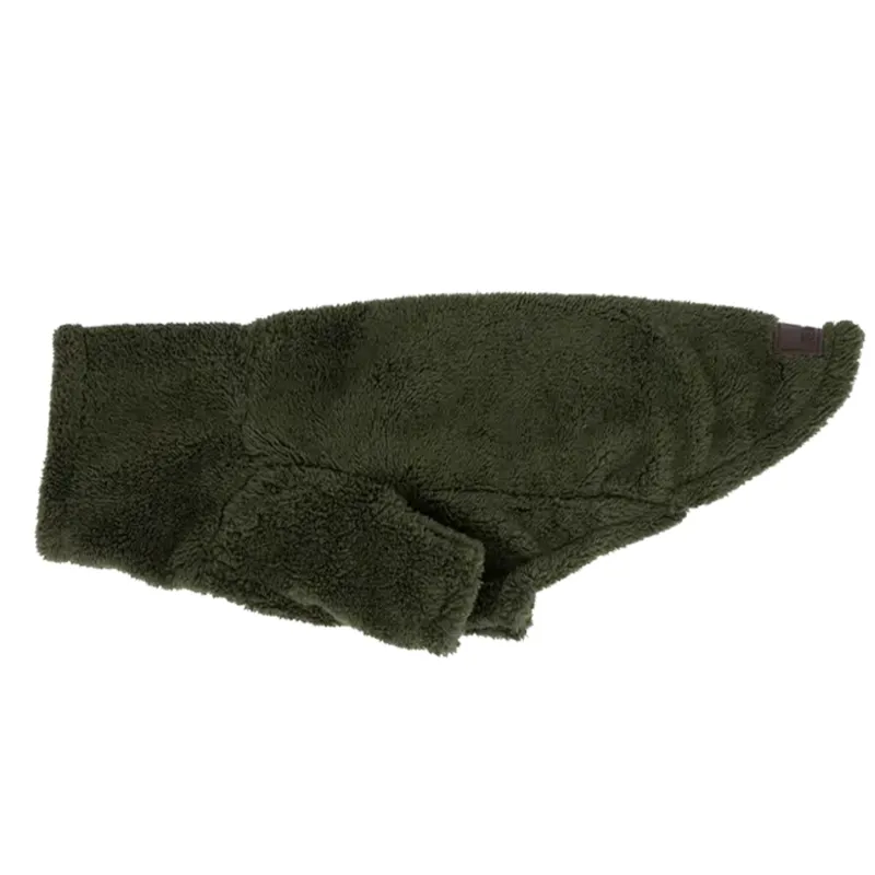 Kentucky Teddy Fleece Sweater Dog Rug - Pine Green-1