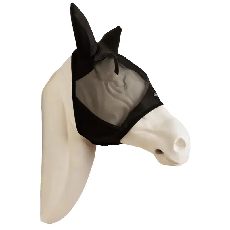 Kentucky Fly Mask with Soundless Ears - Black-1