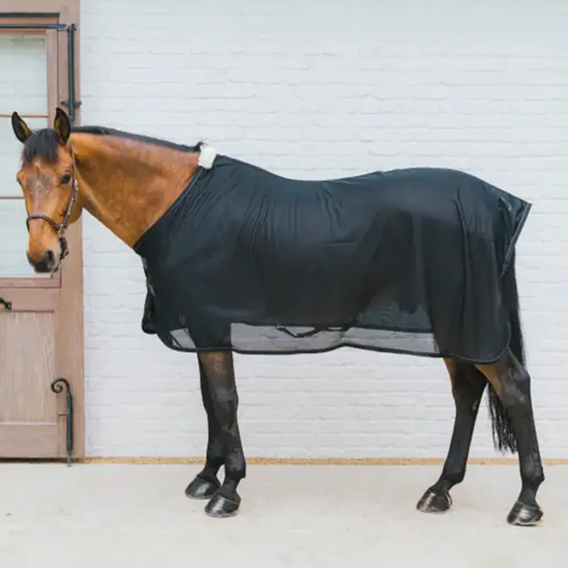 Kentucky Mesh Standard Neck Fly Sheet Mesh Cooler - Black