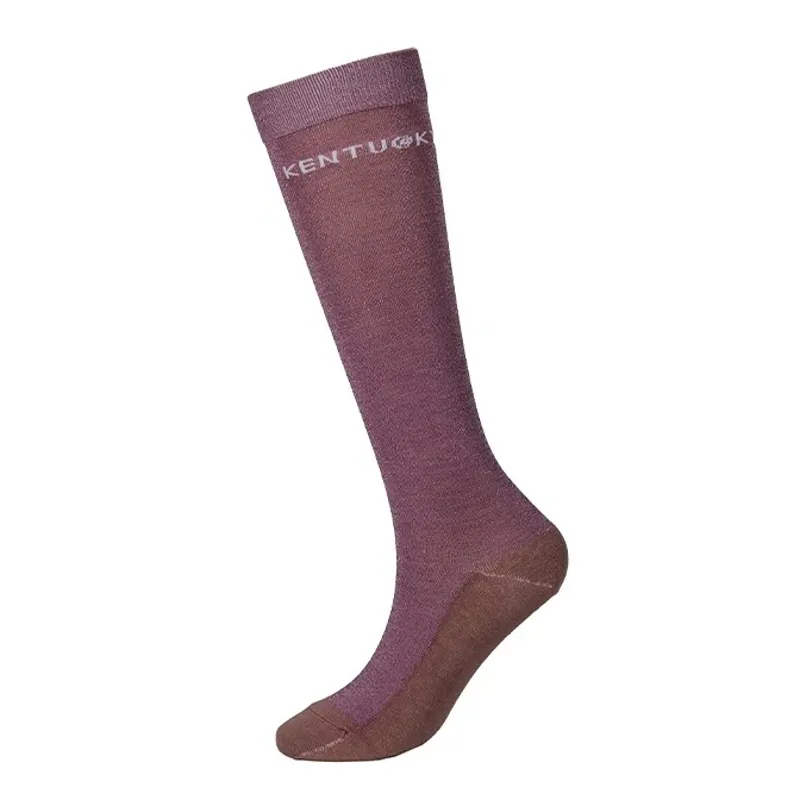 Kentucky Glitter Women's Tall Riding Socks - Soft Rose