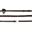 Dy'On Working 1/2 Rubber Reins with 7 Integrated Stops - Brown