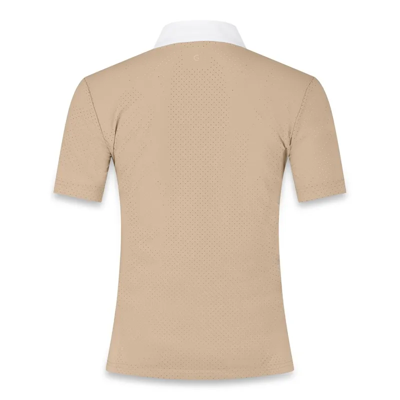 Kentucky Heritage Air Women's Short Sleeve Show Shirt - Beige-1