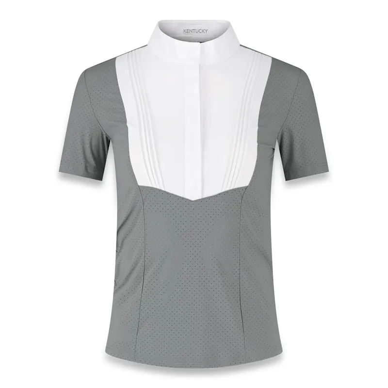 Kentucky Heritage Air Women's Short Sleeve Show Shirt - Grey