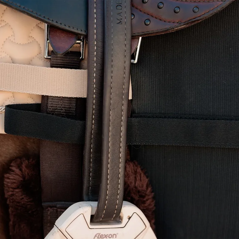 Kentucky Horse Belly Band Spur Guard - Black-4