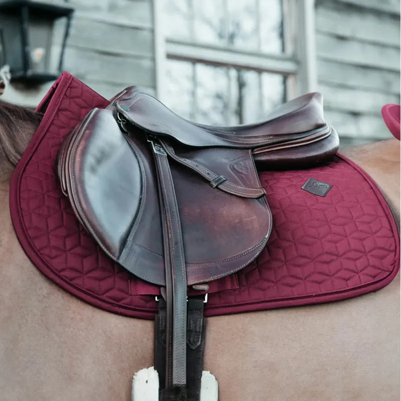 Kentucky Classic Jumping Saddle Pad - Bordeaux-1