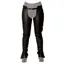Dyon Long Leather Half Chaps - Black