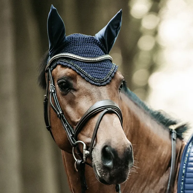 Kentucky Long Stone and Pearl Soundless Fly Veil - Dark Navy-1
