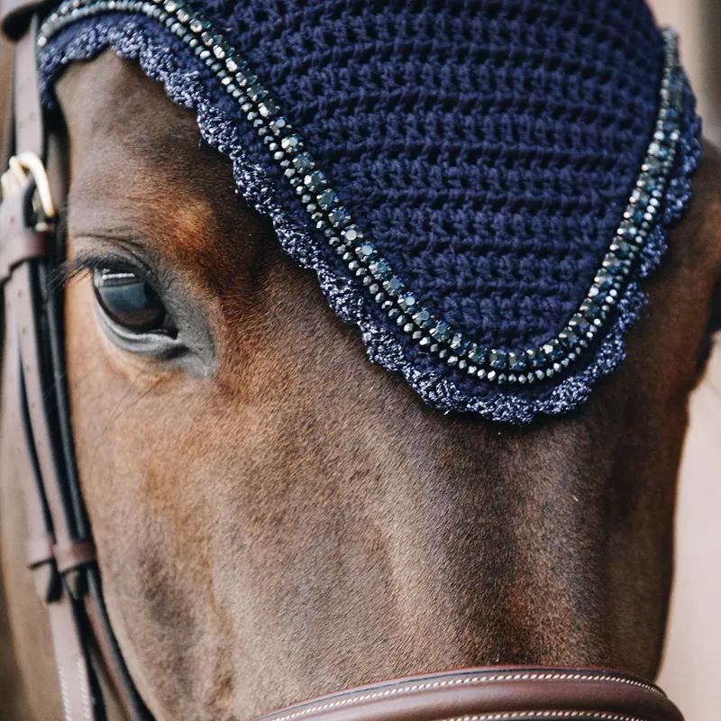 Kentucky Long Stone and Pearl Soundless Fly Veil - Dark Navy-2