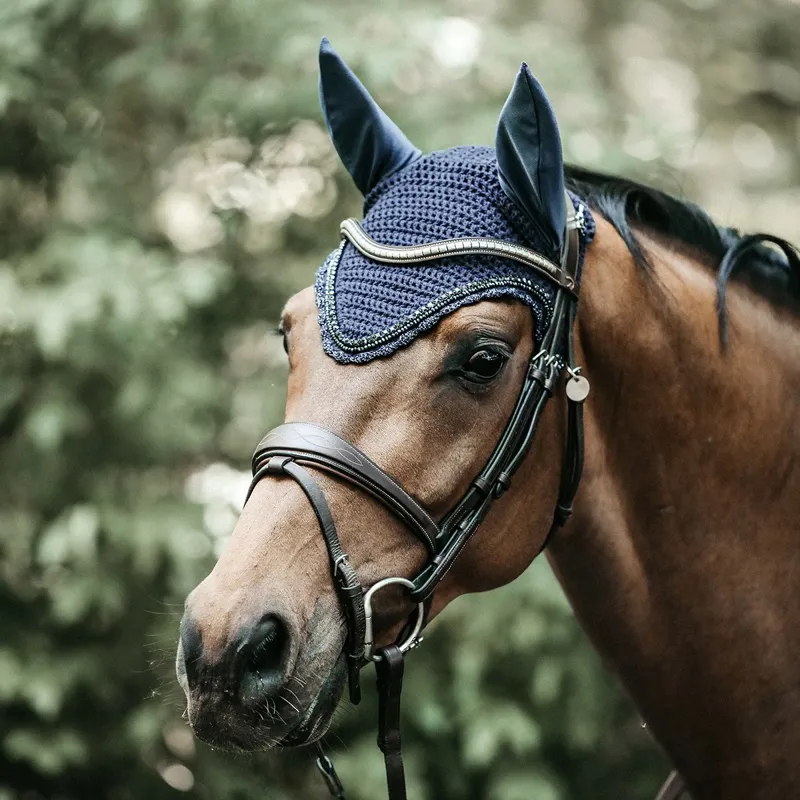 Kentucky Long Stone and Pearl Soundless Fly Veil - Dark Navy-4