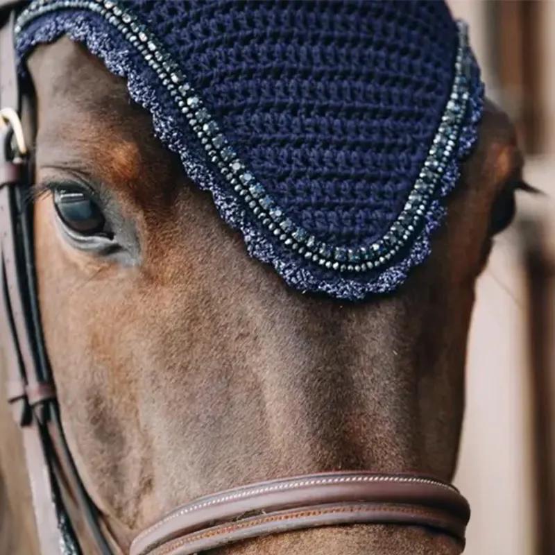 Kentucky Long Stone and Pearl Fly Bonnet - Dark Navy-2