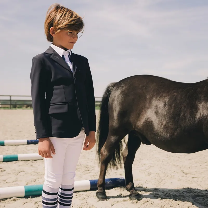 Kentucky Lyon Junior Boys Show Jacket - Navy-6