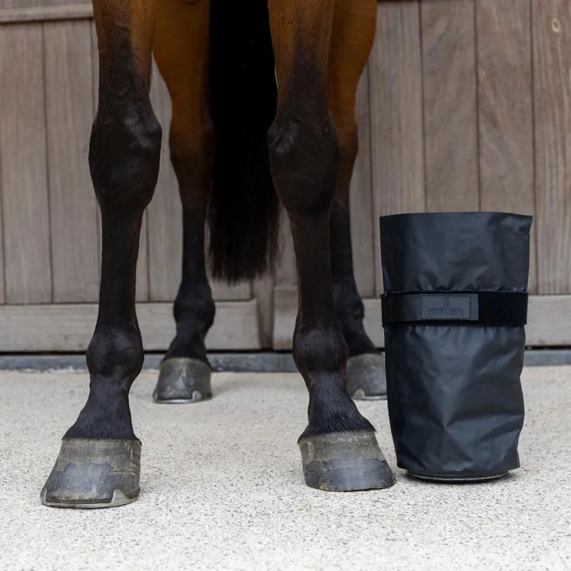 Kentucky Medical and Ice Hoof Boots Set of 2 - Black-2