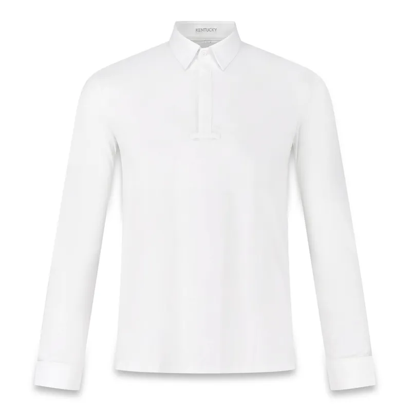 Kentucky Classic Men's Long Sleeve Show Shirt - White