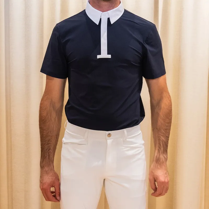 Kentucky Classic Men's Short Sleeve Show Shirt - Navy-4