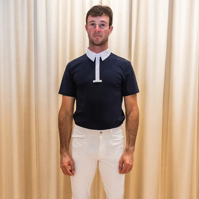 Kentucky Classic Men's Short Sleeve Show Shirt - Navy-3